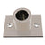 CRL Brushed Nickel Wall-Mount Top Fitting for Shower Doors