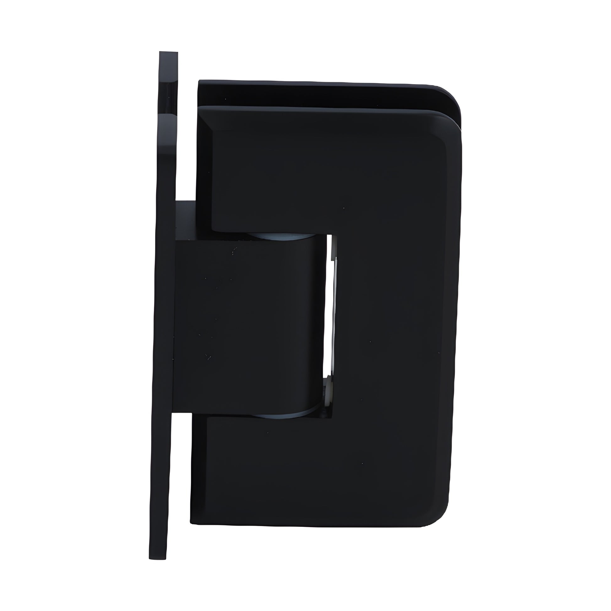 Oil rubbed bronze adjustable Cologne shower door hinge, solid brass wall-mount for 10-12mm glass (SKU: C0L3370RB)