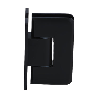 Oil rubbed bronze adjustable Cologne shower door hinge, solid brass wall-mount for 10-12mm glass (SKU: C0L3370RB)