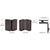 CRL Geneva Oil-Rubbed Bronze Glass-to-Glass Shower Door Bracket