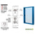 CRL Custom Painted Aluminum Narrow Inset Interior Glazed Window