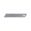 CRL LS0L solid utility blade 18mm replacement - silver trapezoid blade with mounting hole