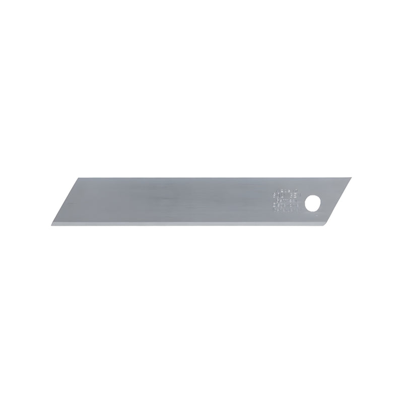 CRL LS0L solid utility blade 18mm replacement - silver trapezoid blade with mounting hole