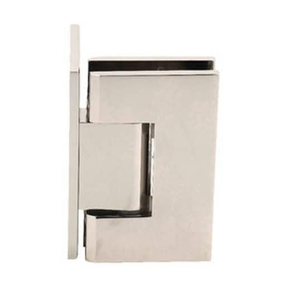 CRL Vienna 044 Series Polished Nickel Offset Hinge with Wall Mount Back Plate