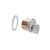 CRL Brushed Stainless Steel Mortise Thumbturn Cylinder Replacement