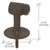 CRL Dark Bronze Floor-Mounted Heavy Duty Door Stop - Commercial