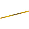 Yellow 12-inch flexible alloy hacksaw blade (SKU SL1224) for cutting mild steel, cast iron, aluminum, copper.