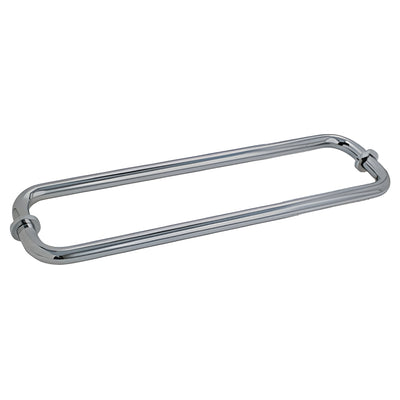 CRL 12 in Brushed Nickel Back-to-Back Double Tubular Towel Bar
