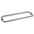 CRL 12 in Brushed Nickel Back-to-Back Double Tubular Towel Bar