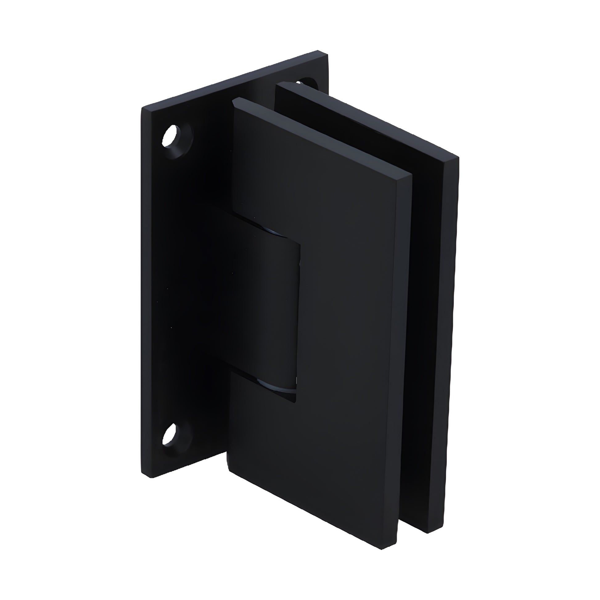 CRL Victoria wall-mount frameless shower door hinge, oil-rubbed bronze, for 3/8-1/2 in. glass. SKU VCT0370RB