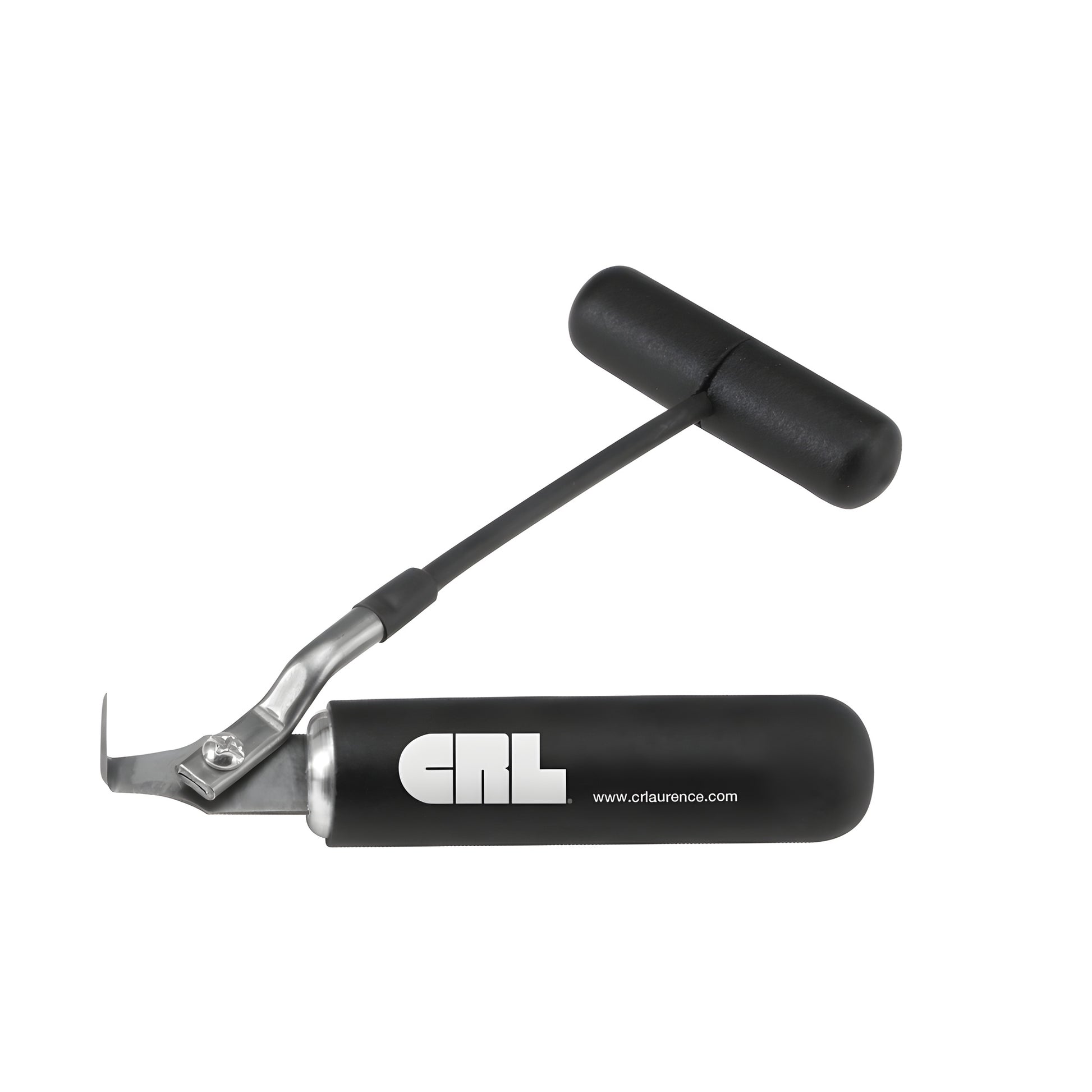 CRL UltraWiz UltraOne cold knife (SKU AN3005K) with black foam grip, T-handle pull and quick-change 3/4" shank blade.