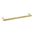 CRL SQ 24in Unlacquered Brass Square Towel Bar, Mitered Single-Side