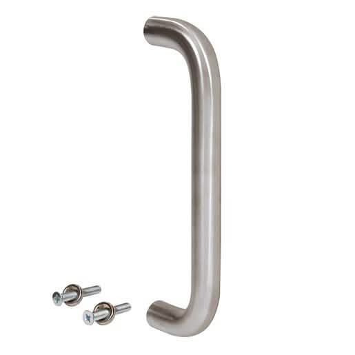 CRL 1-Inch Brushed Stainless Steel Pull Handle, 10-Inch Length - Durable and Stylish