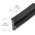 CRL-U.S. Aluminum 9/32" Black EPDM Curtainwall Gasket 500 ft Roll