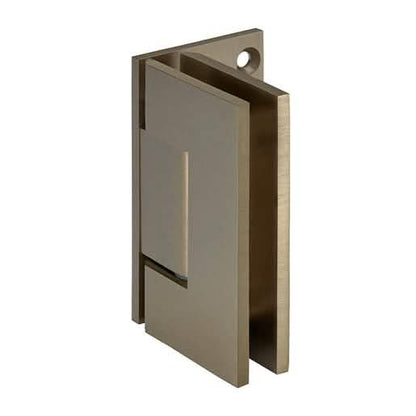 CRL Brushed Bronze Geneva 044 Wall Mount Offset Hinge - Elegant & Durable Design