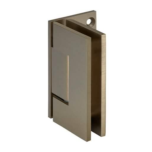 CRL Brushed Bronze Geneva 044 Wall Mount Offset Hinge - Elegant & Durable Design