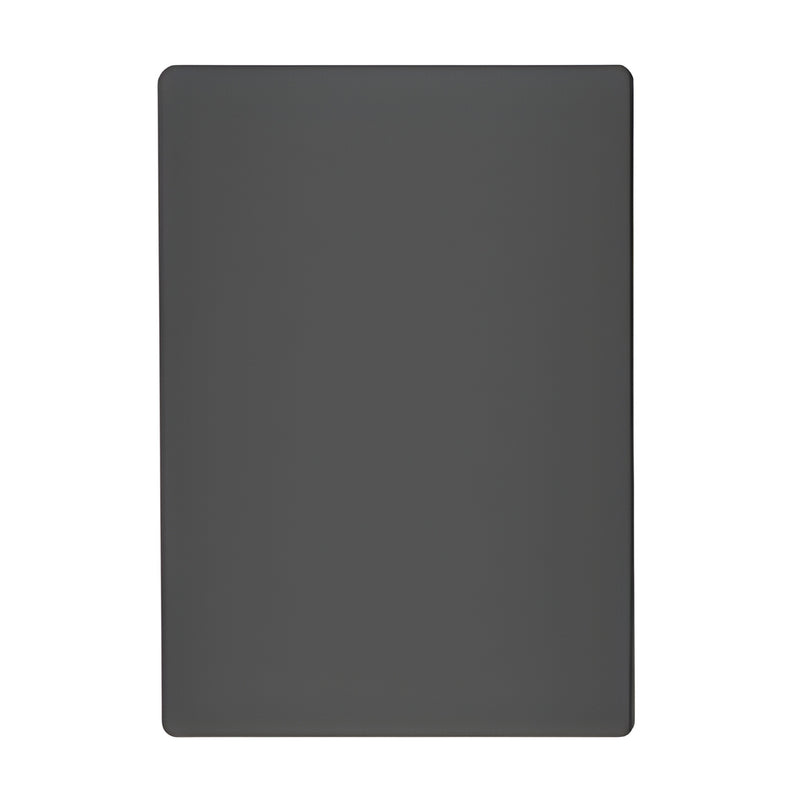 MGCEC34MBL matte black MGC34 channel end cap, 4" x 1-3/4" for 3/4" (19 mm) tempered glass
