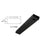 CRL Matte Black Glass Door Header 4-1/2" x 36"