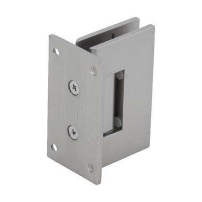CRL Satin Nickel Geneva 037 Wall Mount Hinge with Full Back Plate - Elegant & Durable