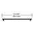 CRL-U.S. Aluminum Snap-In Flat Insert, Custom Painted 24' 2"