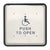 Norton® Wireless RF Push-to-Open Switch for Automatic Doors