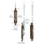 CRL Dark Bronze 3/16 in Offset Door Flush Bolt