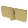Lugano LUG180RSB satin brass concealed glass door hinge, square profile for 8-10mm tempered glass, left-hand