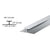 CRL Brite Anodized Aluminum Divider Bar for Glass Panels