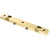 CRL Polished Brass Double Door Stop & Strike Plate