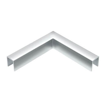 CRL Polished Stainless 90° Corner for 11 Gauge Crisp Corner Cap Railings, Sleek Finish