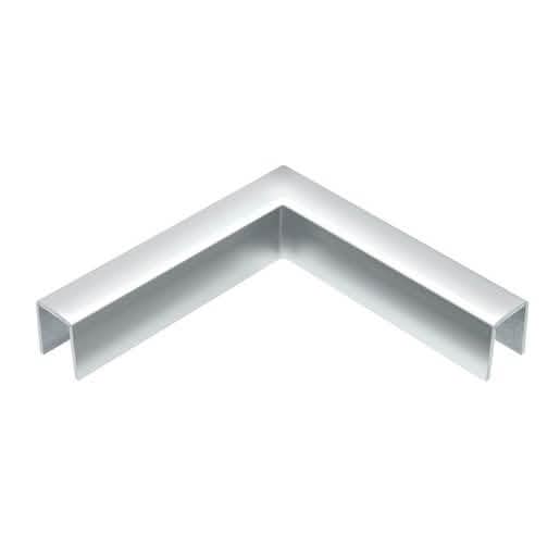 CRL Polished Stainless 90° Corner for 11 Gauge Crisp Corner Cap Railings, Sleek Finish