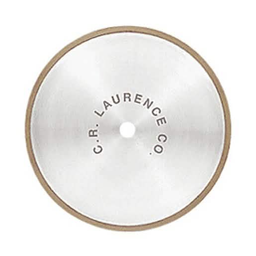 CRL 6-inch Metal Bond Diamond Glass Cutting Blade, 100 Grit, 5/8-inch Arbor