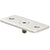 CRL Satin Anodized Flat Adapter Plate for Handrail Brackets