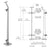 CRL P5 Right-End Brushed Stainless Steel Post Railing Kit