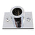 CRL Chrome Wall-Mount Top Fitting for Glass Doors