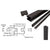 CRL Matte Black AWS 48in 2x2-5/8in 180° Glass Railing Post Kit