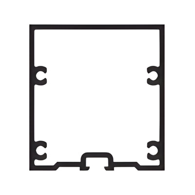 CRL-U.S. Aluminum 24'-2" Silicone-Glazed Vertical Mullion, 4.5" System, Custom Paint