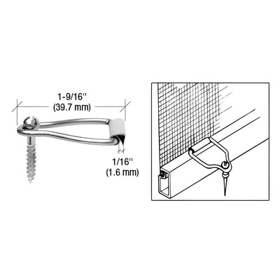 CRL Spline Ball Latch with Screw - Glass Door Replacement Hardware