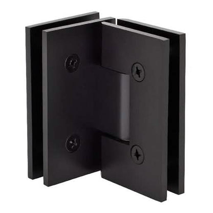 CRL Oil Rubbed Bronze Geneva 092 Glass-to-Glass Hinge, 90° for sleek shower design