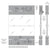** CRL-Blumcraft® Dark Bronze 1301-CM Display Case Double Door and Sidelite with Mounting Bars - 3/8" Tempered Glass