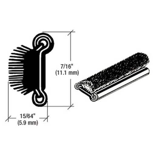 CRL Flexible Stainless Steel Beaded Weatherstrip for 1953-1960 GM Cars - 72-inch