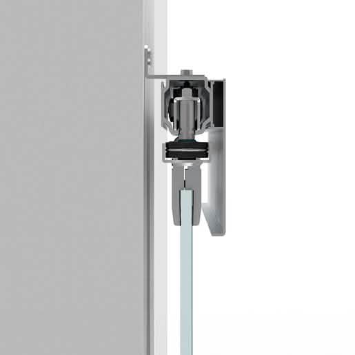CRL70 Series Synchronized Wall Mount Bi-Parting Slider Kit - sleek, modern design