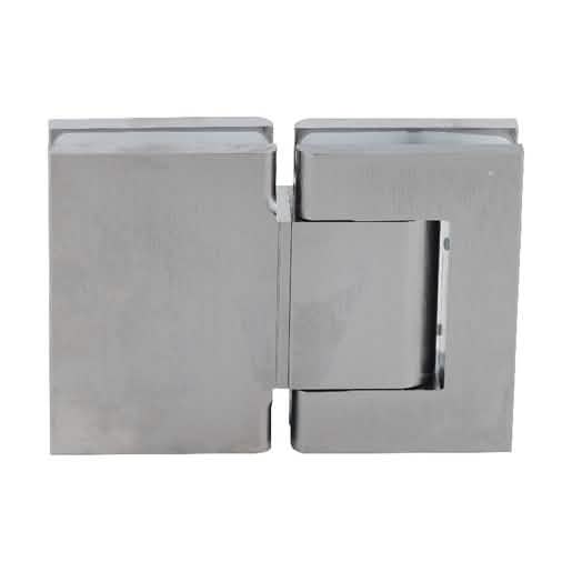 CRL Satin Nickel Vernon 180º Glass-to-Glass Hinge: Sleek, Durable, Modern Design