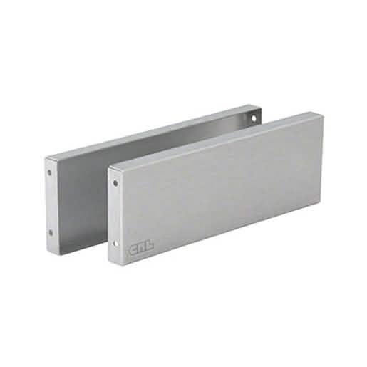 CRL Satin Anodized Cladding for Oil Dynamic Patch Fitting Door Hinge - Sleek & Durable