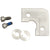 CRL Hydroslide 90° Header Connector Bracket for Glass Shower Door