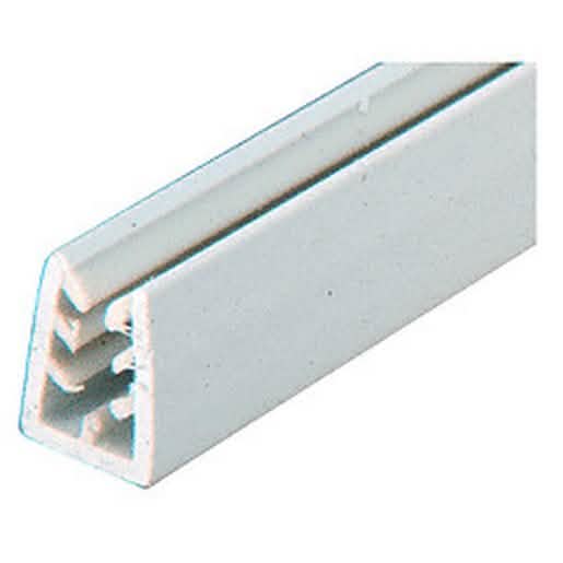 CRL White 2-3 mm Vinyl U-Molding - Durable and Flexible Edge Trim for Various Surfaces