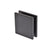 CRL Oil Rubbed Bronze Square Hole-in-Glass U-Clamp for Fixed Panels