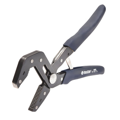 Robo-Grip RBG10M 10 in self-adjusting curved-jaw pliers with textured matte handles and serrated black jaws