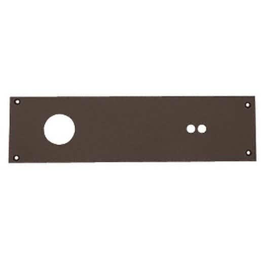 CRL Dark Bronze Jackson® 2 Valve Overhead Concealed Closer Cover Plate - Image 1