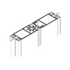 CRL W562B black astragal pile weatherstrip with polypropylene backing, 0.625 in pile, 1500 ft roll